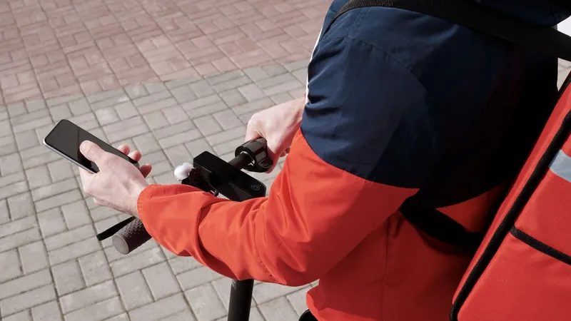 Field service mobile app with GPS tracking